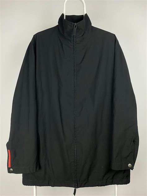 Giubbotto jacket Gore Tex Prada TG 46 / M Black 2 pezzi 